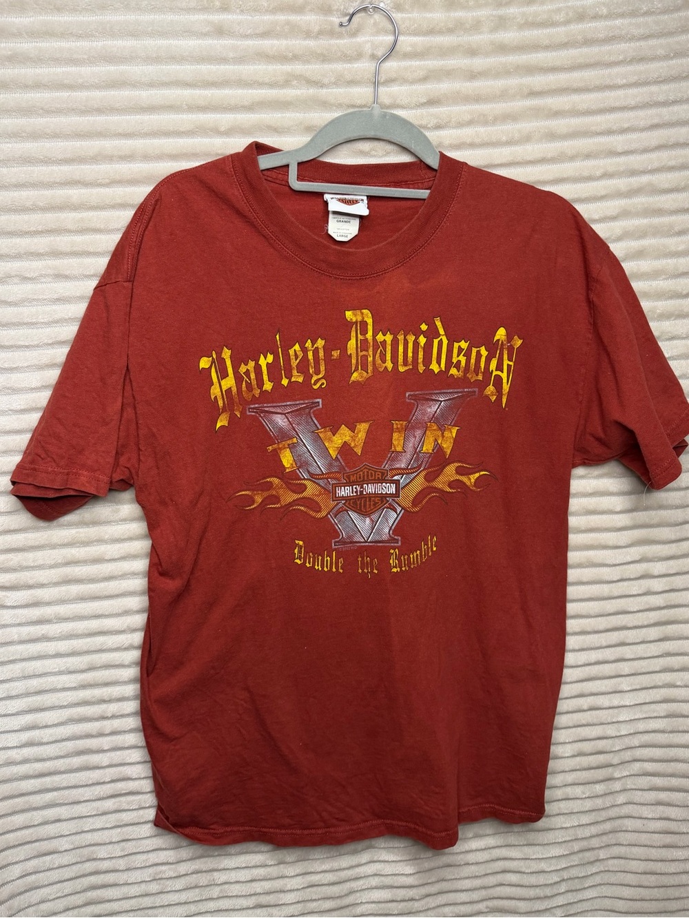 Harley-Davidson Men's Rust Red Graphic Short-Sleeve Tee